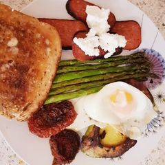 Breakfast feast.,😁 A picture of Breakfast feast.,😁.