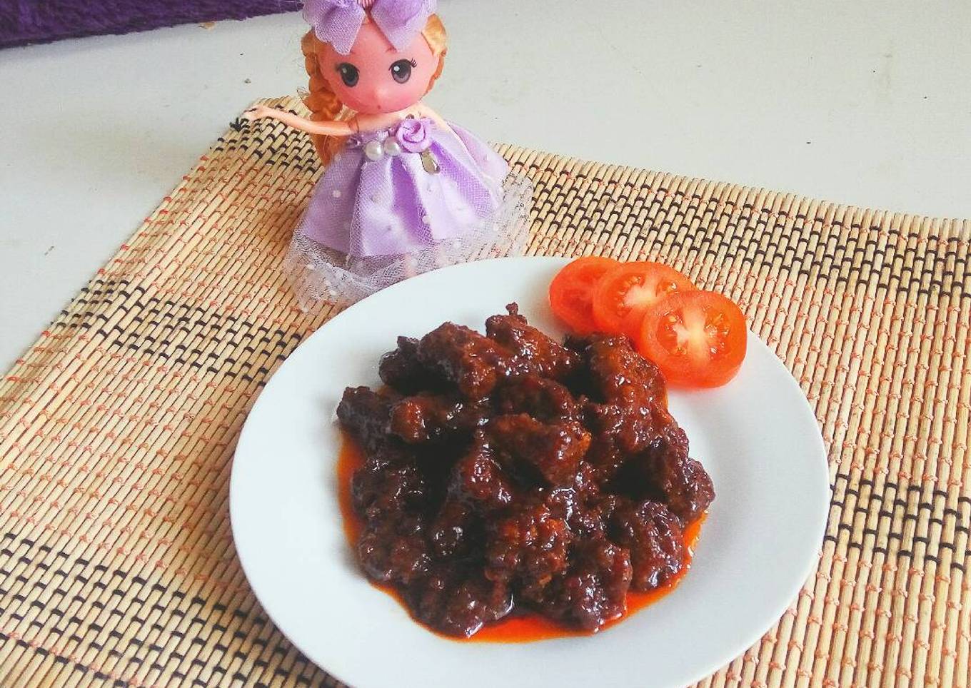 Rendang daging sapi(resep alm ibuku)