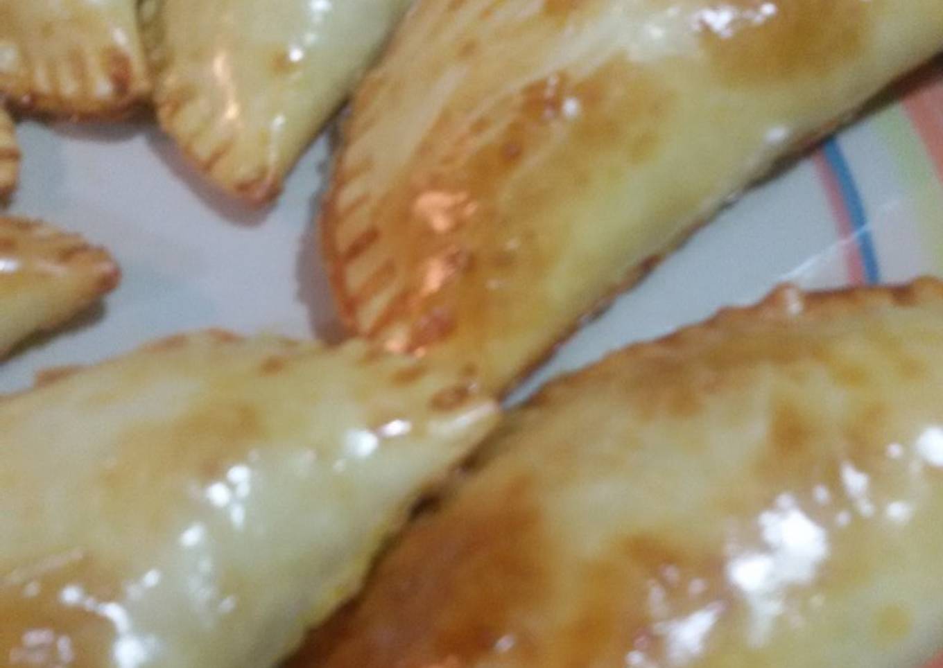 Empanadillas de pollo y cheddar