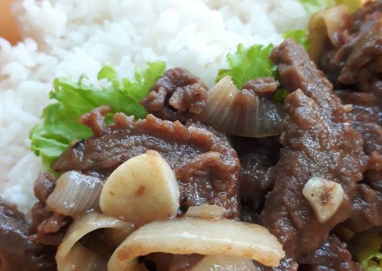 Beef bulgogi (super gampang)
