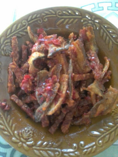 Foto resep Sambal ikan asin + Tempe