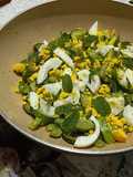 Zucchine trifolate con uova sode