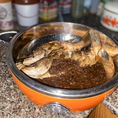 Fish sauce A picture of Fish sauce.