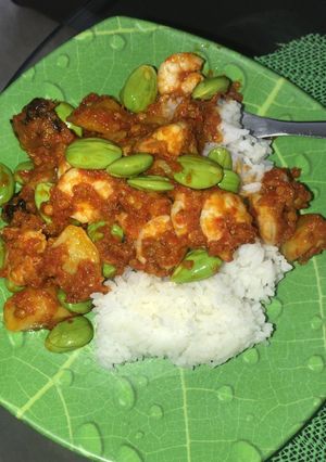 Foto resep Balado udang petai