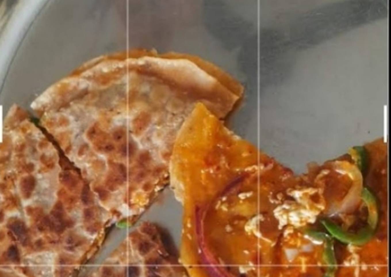 Pizza paratha