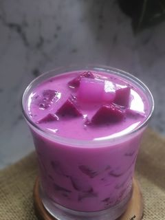 Foto resep Es Buah Naga Nata De Coco