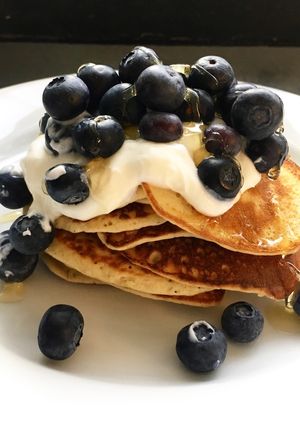 A picture of Almond Pancakes.