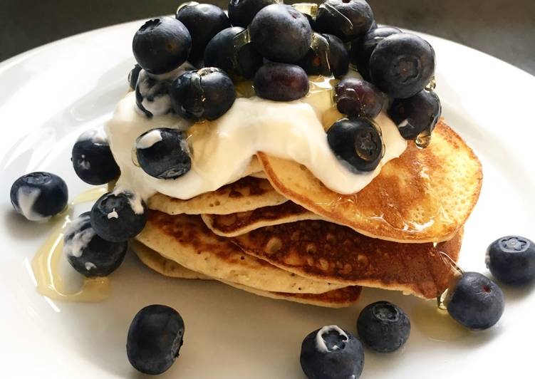 Steps to Prepare Speedy Almond Pancakes