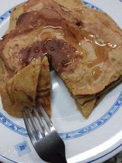Una foto de Tortitas de plátano