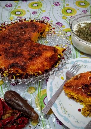 عکسی از دستور ته چین گوشت