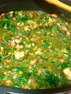 O poză a rețetei Senapo con fagioli e salsicce.
