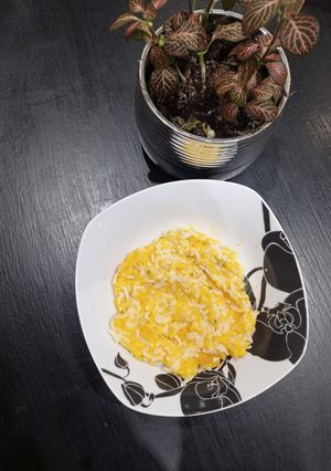 Une photo de Risotto crème de butternut