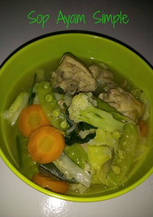 Foto resep Sop ayam simple