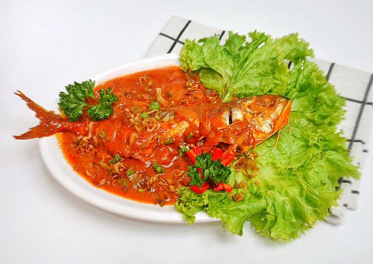 Resep Ikan Kari Merah / Thai Red Curry Fish (Edisi Imlek) yang enak