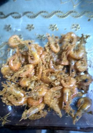 Hình của món Tôm rang muối.