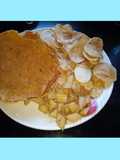 Aloo papad &chips