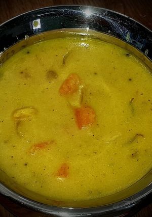 A picture of Carrot Dal.