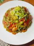 Oseng Okra tabur Bawang pree
