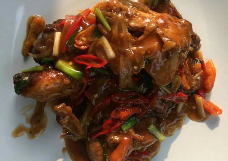 Ayam saus tiram super pedas