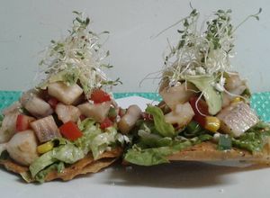 Una foto de Tostadas de ceviche
