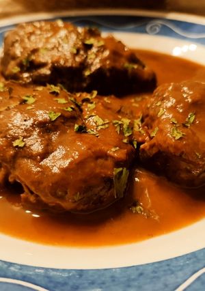 Una foto de Carrilleras de Cerdo Guisadas al Vino Tinto
