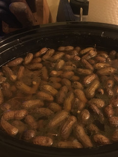 A picture of Boiled Peanuts with Season Meat.