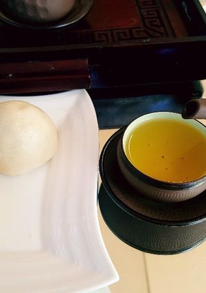 Hình của món Bánh bao khoai môn.