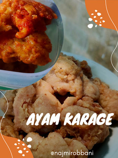 Foto resep Ayam Karage - Juicy & savoury Japanese fried chicken