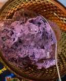 Gelado de Banana com Mirtilos (sem açúcar)