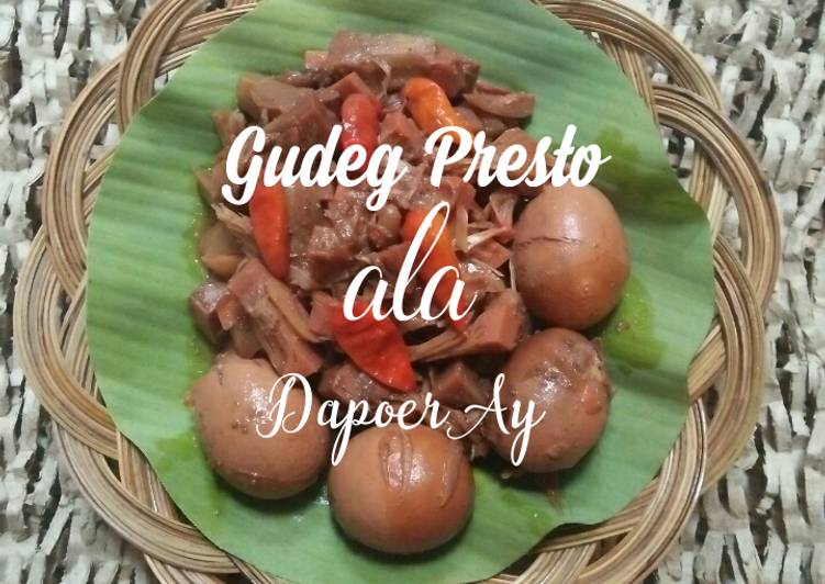 Bahan Gudeg Presto ala saia | Resep Bumbu Gudeg Presto ala saia Yang Enak dan Simpel
