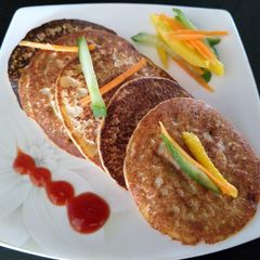 A picture of Masoordal savoury pancake.