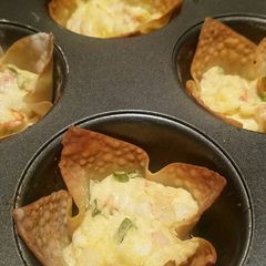 A picture of Baked Krab Rangoon.