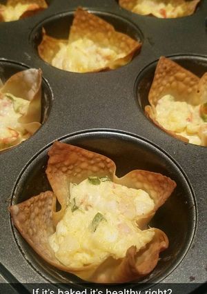 A picture of Baked Krab Rangoon.
