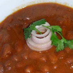 Kidney beans (rajma) masala A picture of Kidney beans (rajma) masala.