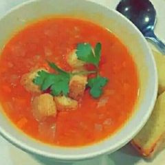 A picture of Tomato soup.