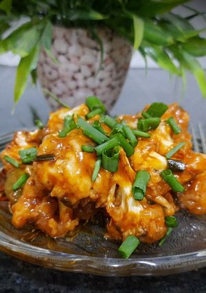 बेक्ड गोभी मंचूरियन (baked gobhi manchurian recipe in Hindi) रेसिपी मुख्य फोटो