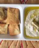 Baba Ganoush with pita chips