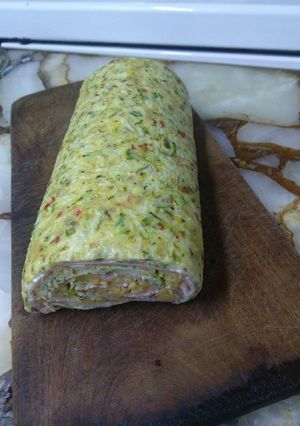 Una foto de Arrollado de zuchini