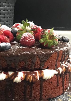 صورة لوصفة كيكة ريد ڤيلڤت