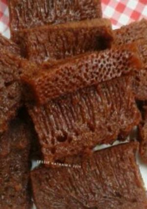 Foto resep Karamel cake/bolu sarang semut