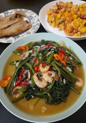 Foto resep Tumis Kangkung Udang
