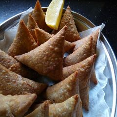 A picture of Whole wheat Soya mince Samosa#breakfastideas.