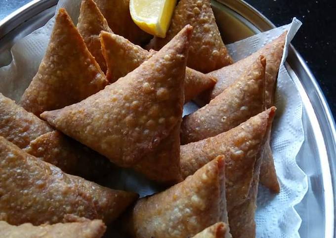 Whole wheat Soya mince Samosa#breakfastideas