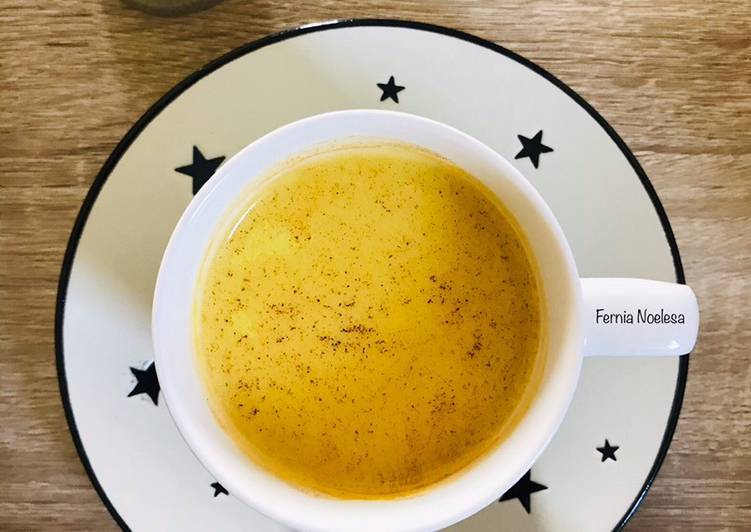 Resep Golden Milk (Susu Kunyit Jahe), Bikin Ngiler