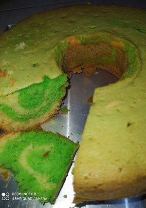 Foto resep Bolu pandan santan