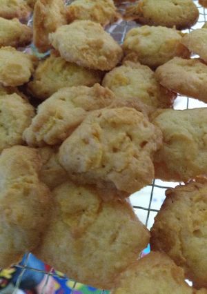 Foto resep Cookies triples C (cornflakes, coconut, and cheese)