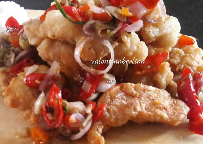 Chicken crispy sambal matah