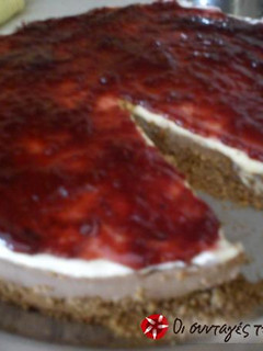 Φωτογραφία της συνταγής Cheesecake με 2 σοκολάτες και φιστίκια