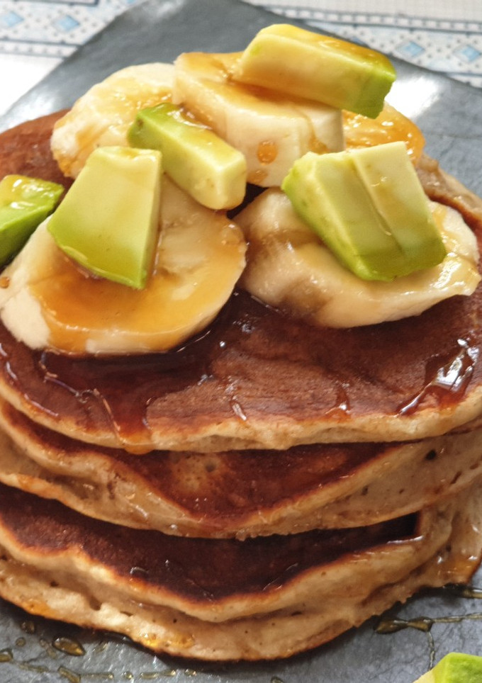 Una foto de Pancakes de Aguacate y plátano🥑🍌