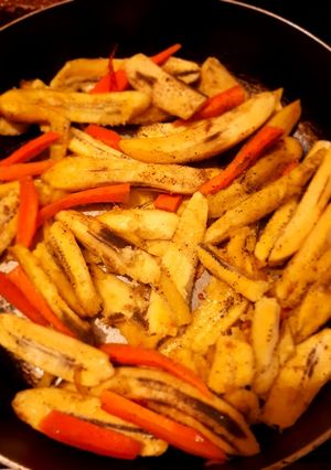 A picture of Panfried plantain.